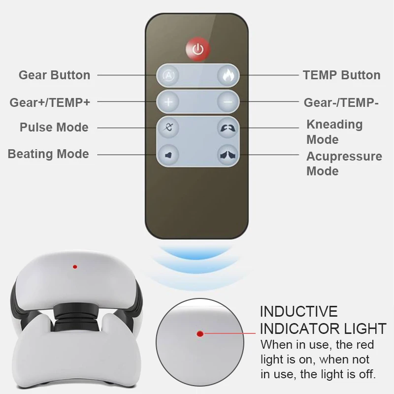 Магнитный импульсный массажер для шеи устройство облегчения боли в шее