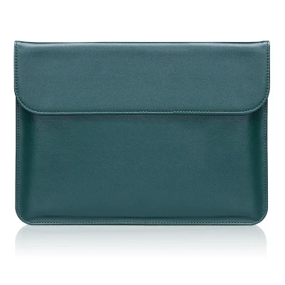 Dark green Как коврик для мыши из искусственной кожи Женский Мужской рукав сумка для ноутбука для Macbook Air 13 чехол 11 12 Pro 15 Touch Bar Тонкий чехол - Цвет: Dark green