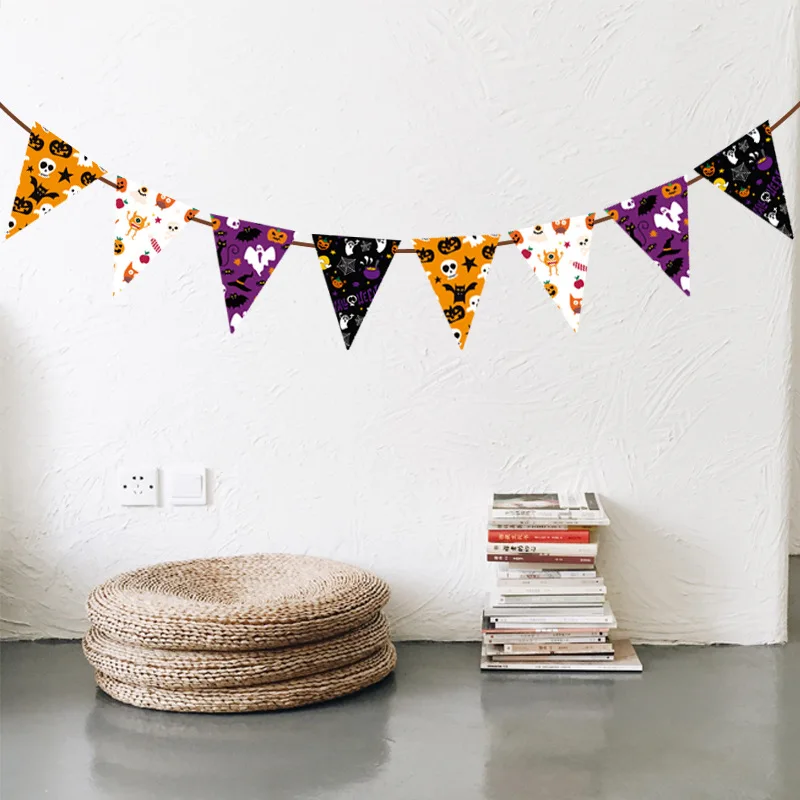 8 шт./набор Декоративная гирлянда в виде тыквы летучей мыши | Дом и сад