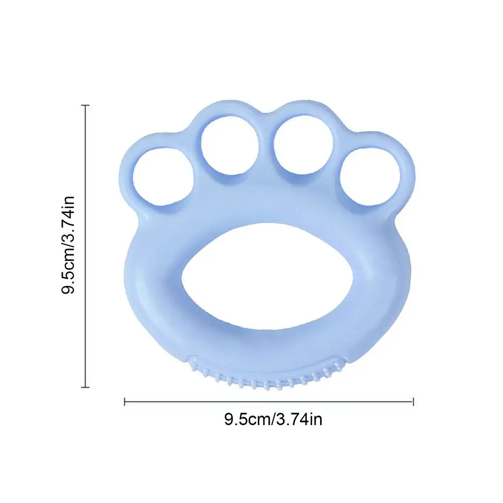 Pinza de mano de silicona blanda para ni&ntilde;os, juguete para apretar con forma de pata de perro Kawaii, antiestr&eacute;s, entrenador de fuerza para la mu&ntilde;eca, regalo para adultos-5