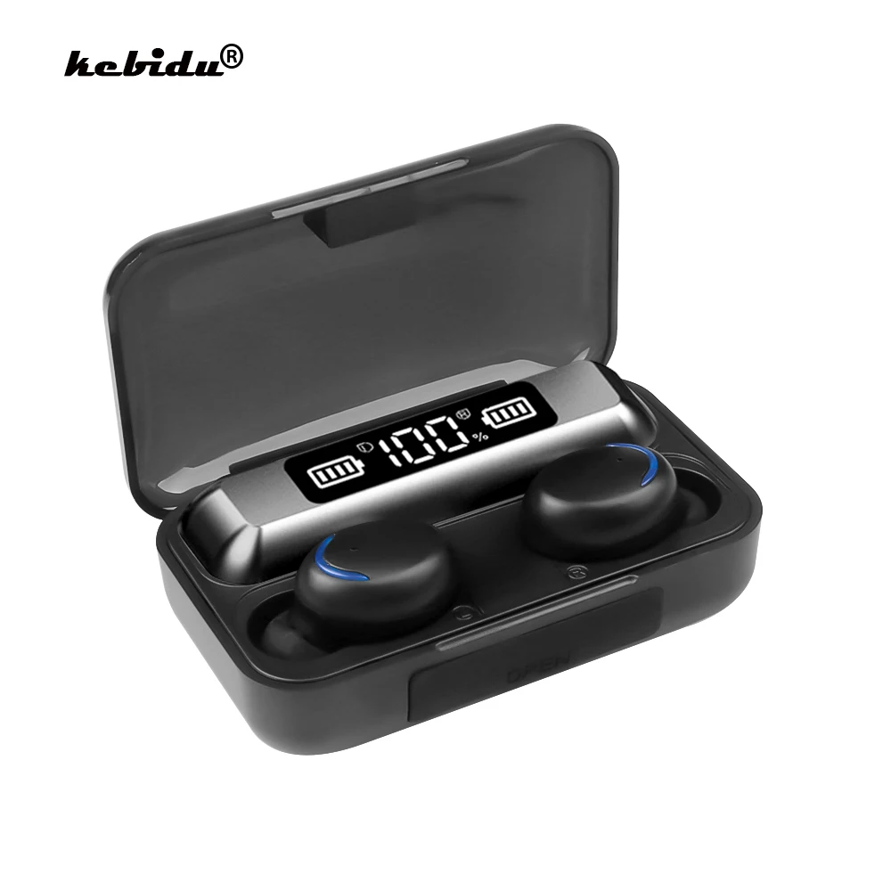Наушники-вкладыши TWS Bluetooth наушники V5.0 9D стерео Беспроводной спортивные