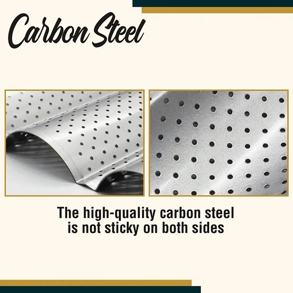 Форма для выпечки французского хлеба волнистый поднос практичная форма торта