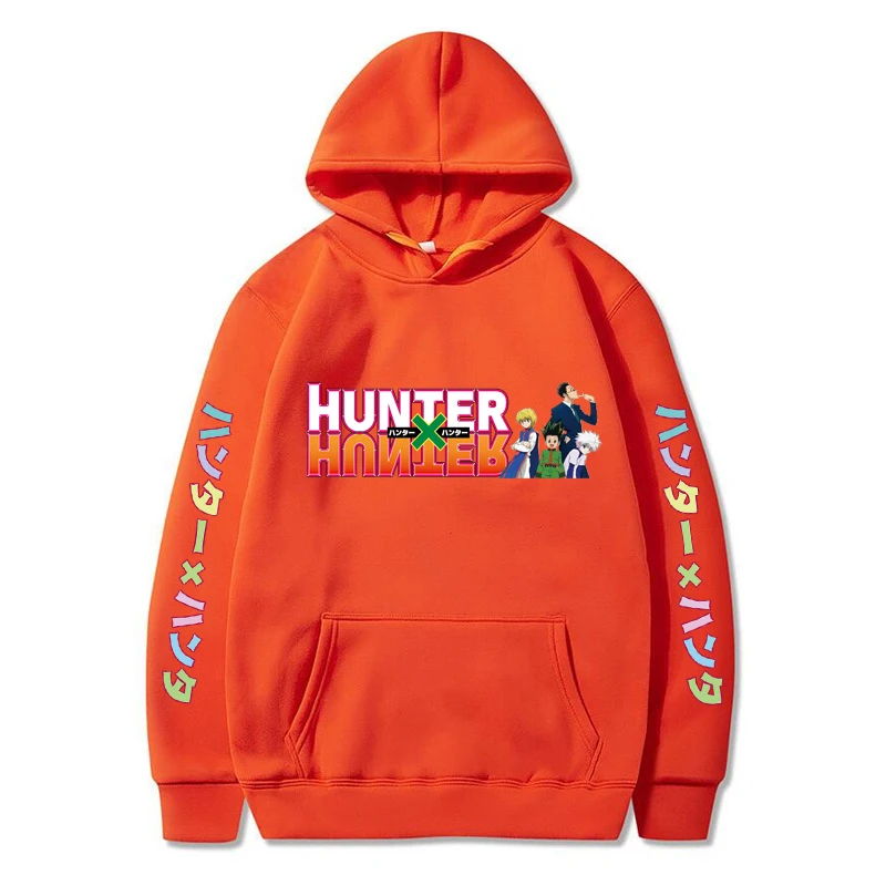 

Hunter x Hunter Hoodies Men Sweatshirt Tracksuit Streetwear Anime Harajuku Casual clothes Hunter x Hunter Hooded Tops S-3XL