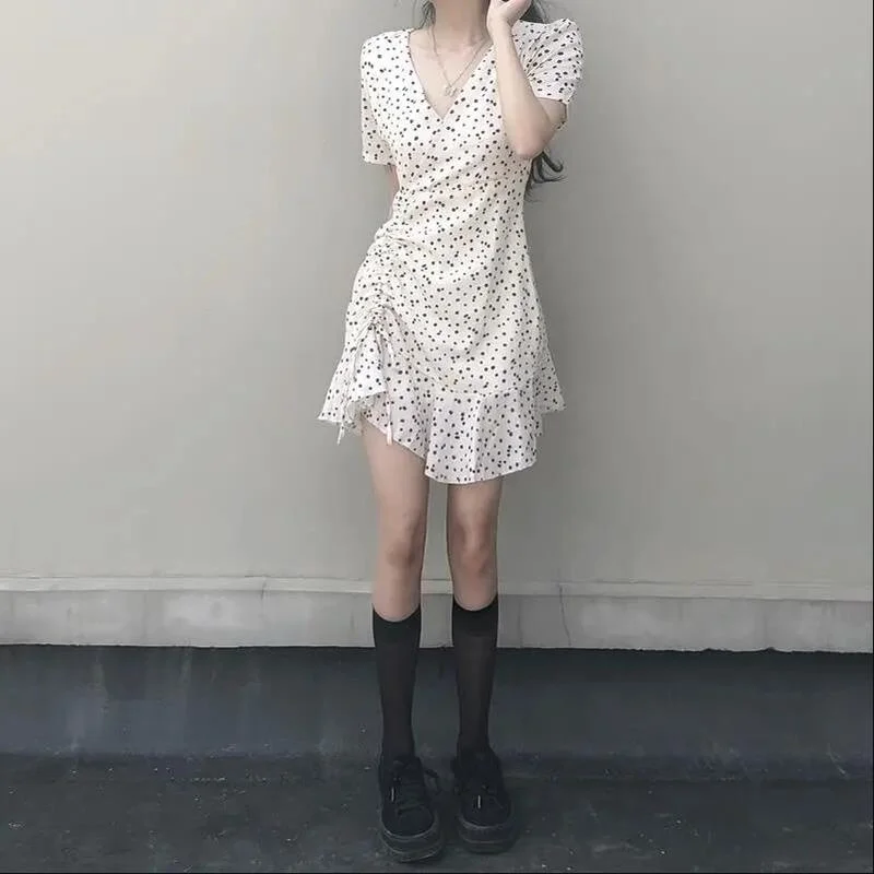 Милое милое цветочное асимметричное сексуальное женское летнее пляжное