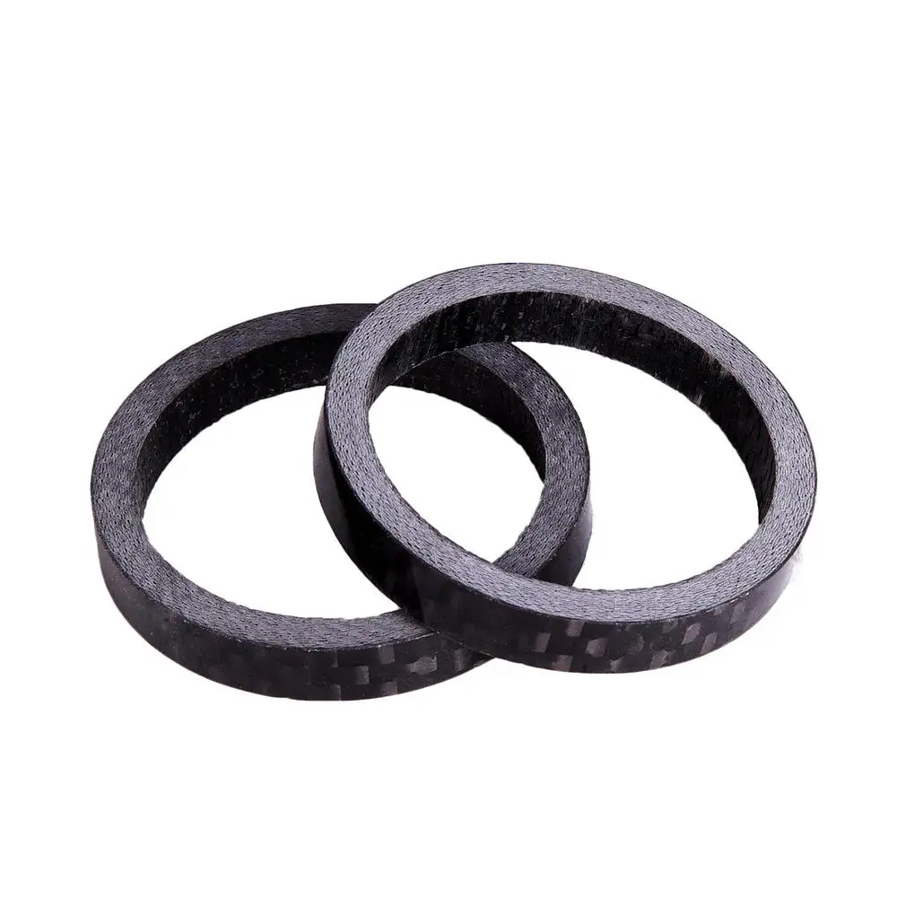 1pc Ultra-Light Carbon Fiber Washer Bike Bicycle Headset Stem Spacers Kit for Mountain Road Fork Parts 5mm 10mm | Спорт и