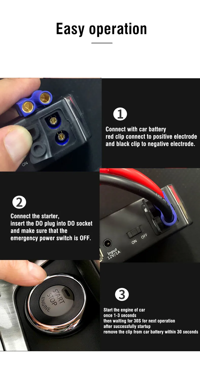 OBDIICAT D8 мини портативный автомобильный стартер высокой мощности источник питания