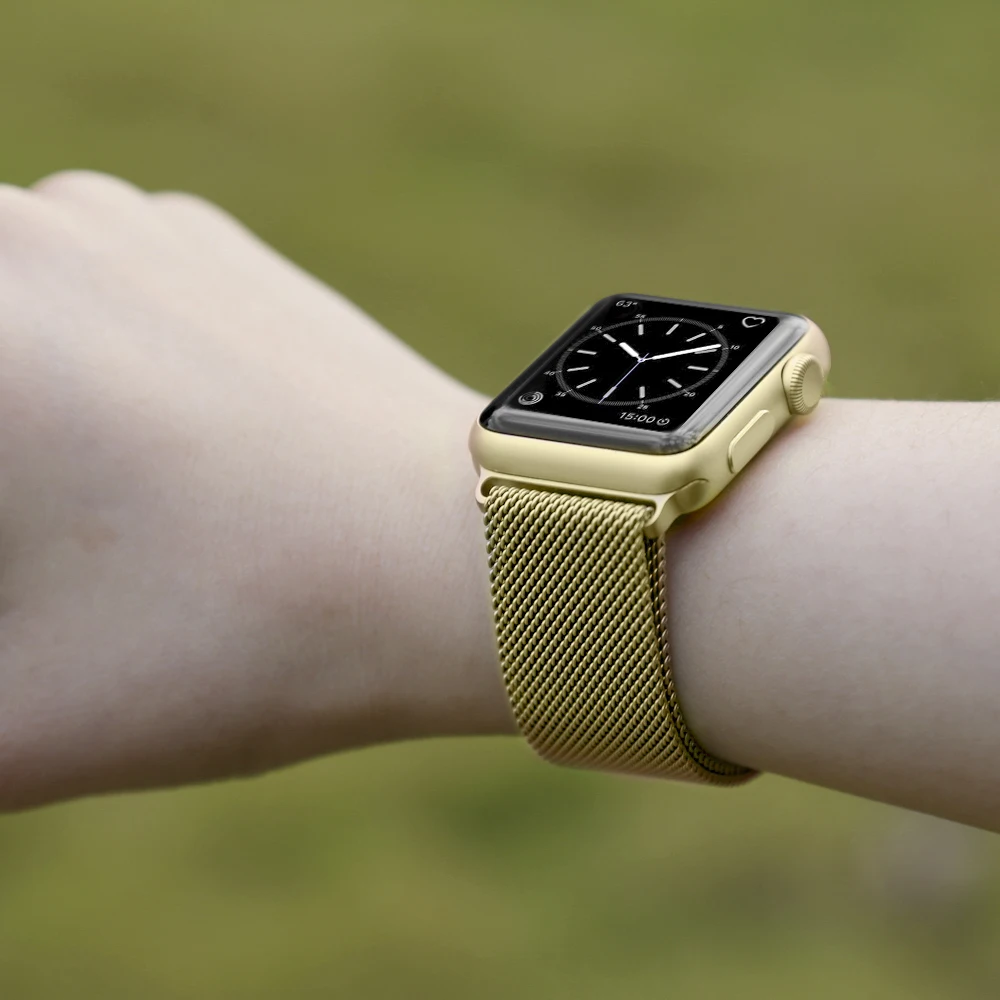 Milane петля браслет из нержавеющей стали ремешок для Apple Watch series 3 2 1 38 мм 42 мм браслет ремешок для i watch series 5 4 40 мм 44 мм