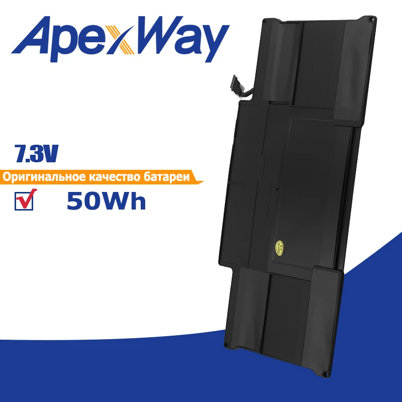 

Apexway 7,3 В 50 Вт/ч A1405 Аккумулятор для ноутбука Apple Macbook Air 13,3 дюйма A1369 (Mid-2011) A1466 (Mid-2012)