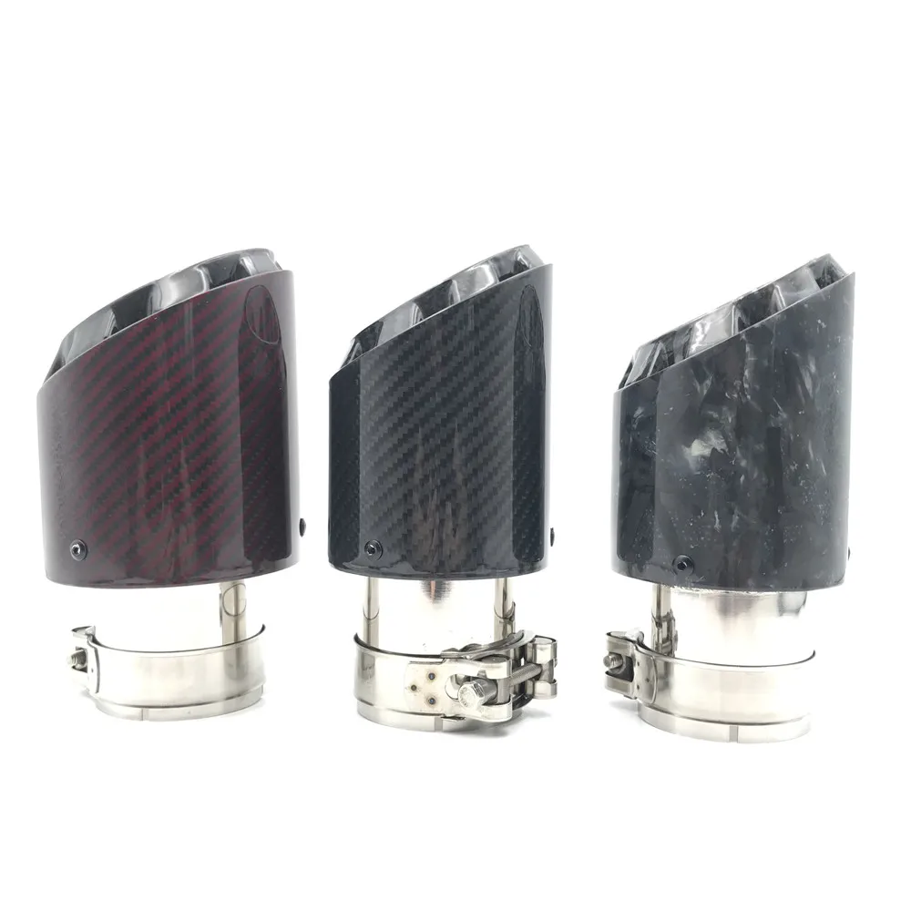 Новые 3 модели труб из натурального углеродного волокна с глянцевой черной