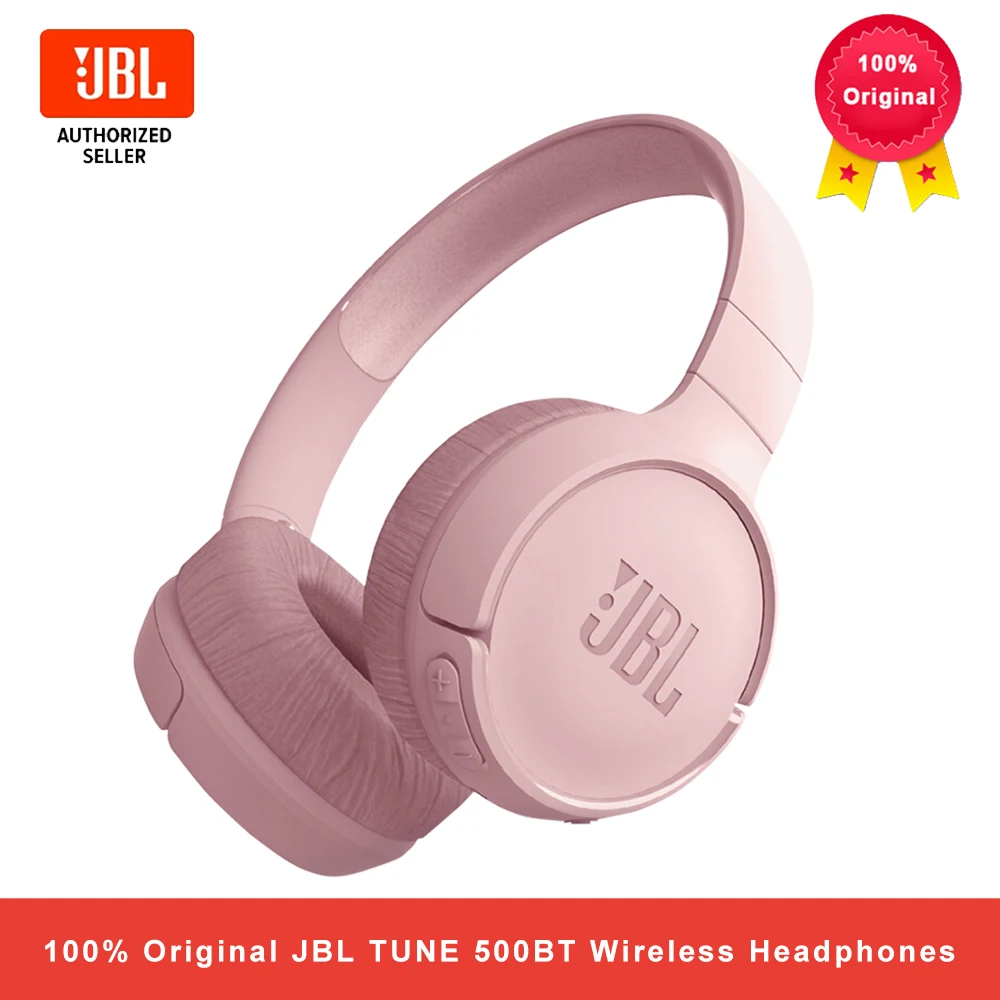 

Original JBL T500BT Headphone Deep Bass Sound Sports Game Bluetooth Headset with Mic Noise Canceling Foldable Earphones