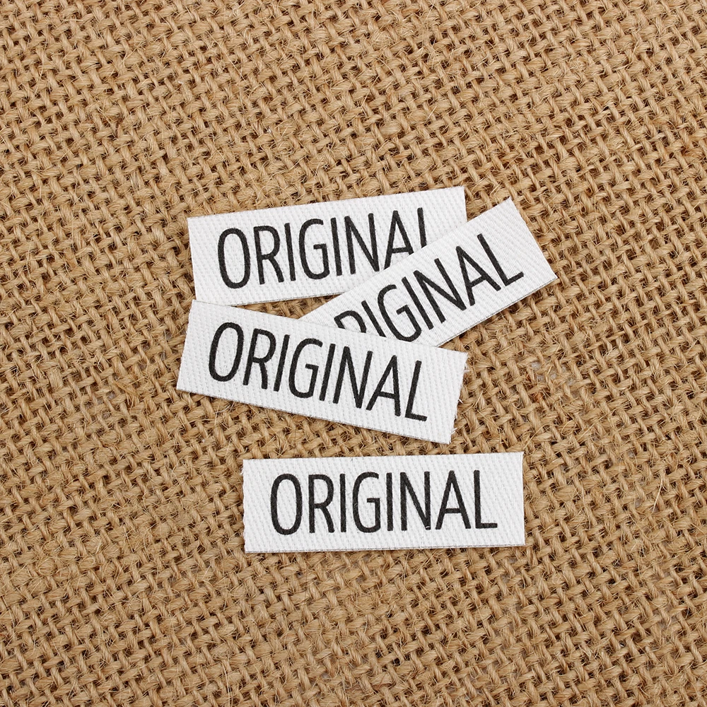 

128pcs Ironing Boutique Labels, Logo or Text, Personalized Brand , Clothing Labels, fabric labels, Custom Design (TB3093)