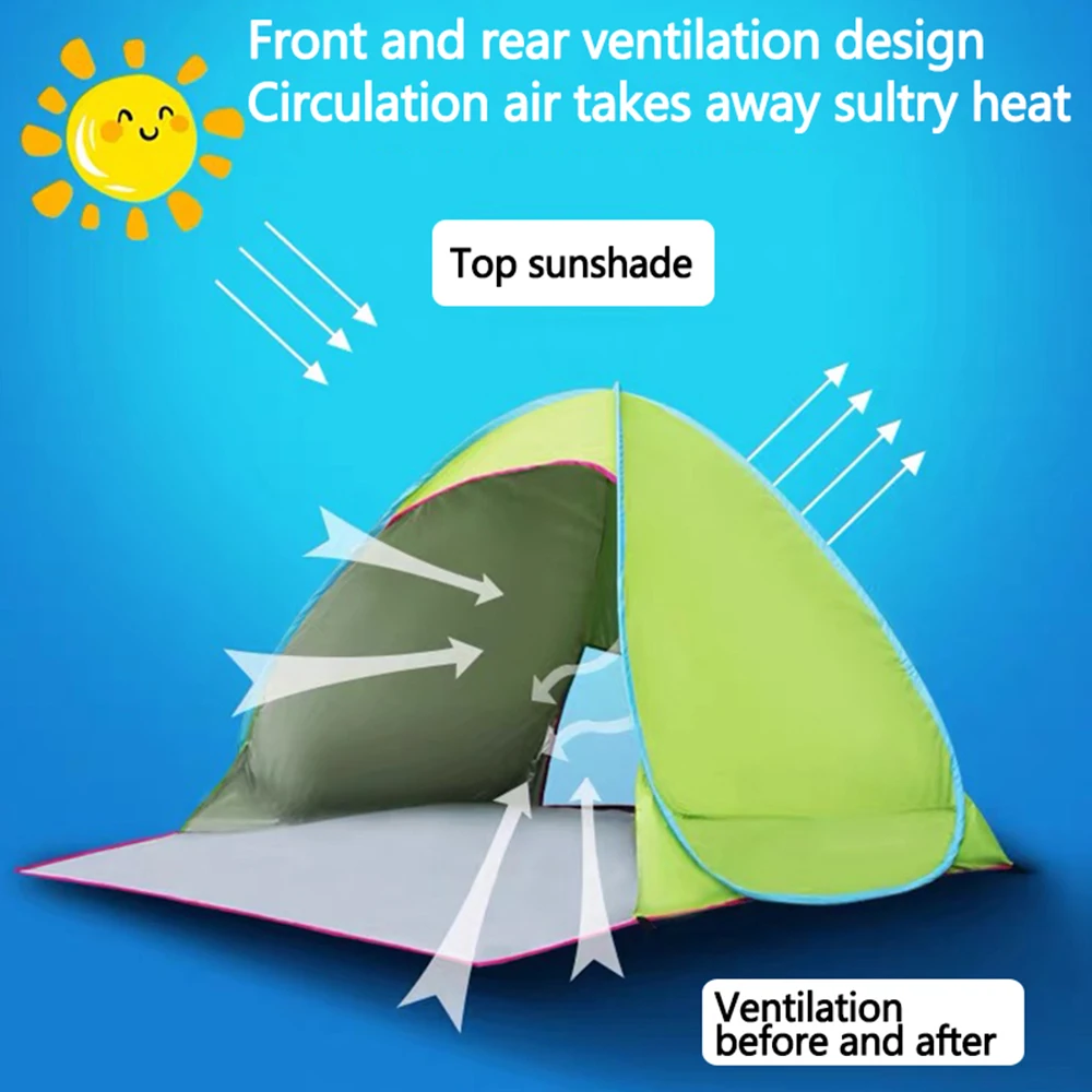 Туристическая палатка XA242G автоматическое открытие Ультралегкая защита от