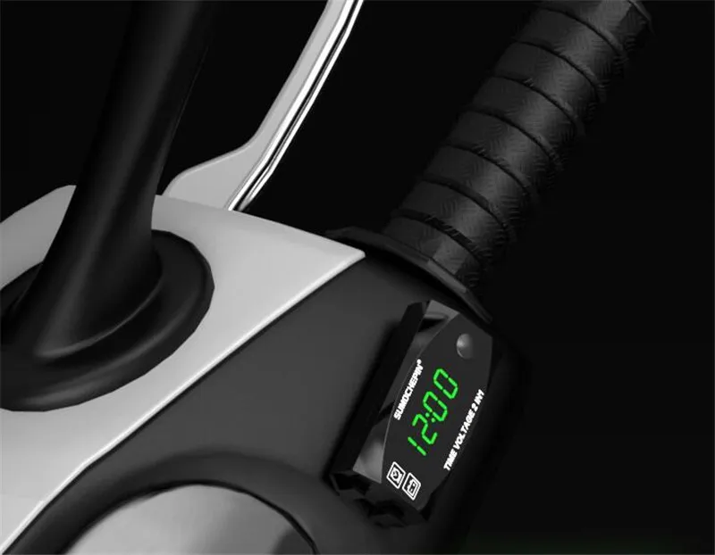 Светодиодный электронный дисплей для автомобиля цифровые часы мотоцикла