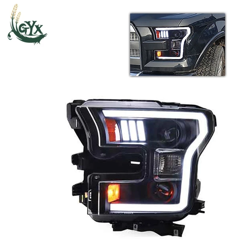 

Car headlight assembly/Car LED daytime running light/turn signal/lens headlight/for 15-20 Ford Raptor headlight assembly