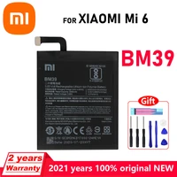 xiaomi original new 3250mah bm39 battery for xiaomi mi 6 mi6 mobile phone high quality batteries with free toolsstickers