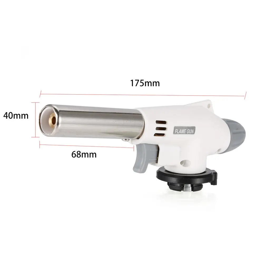 Wind Fully Automatic Electronic Flame Gun Butane Burners Gas Adapter Torch Hiking Camping Equipment Tool Welding Gas Torch