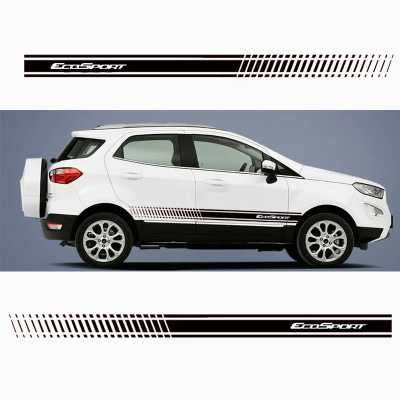 2 шт. стильная Автомобильная боковая Наклейка на тело виниловая наклейка в