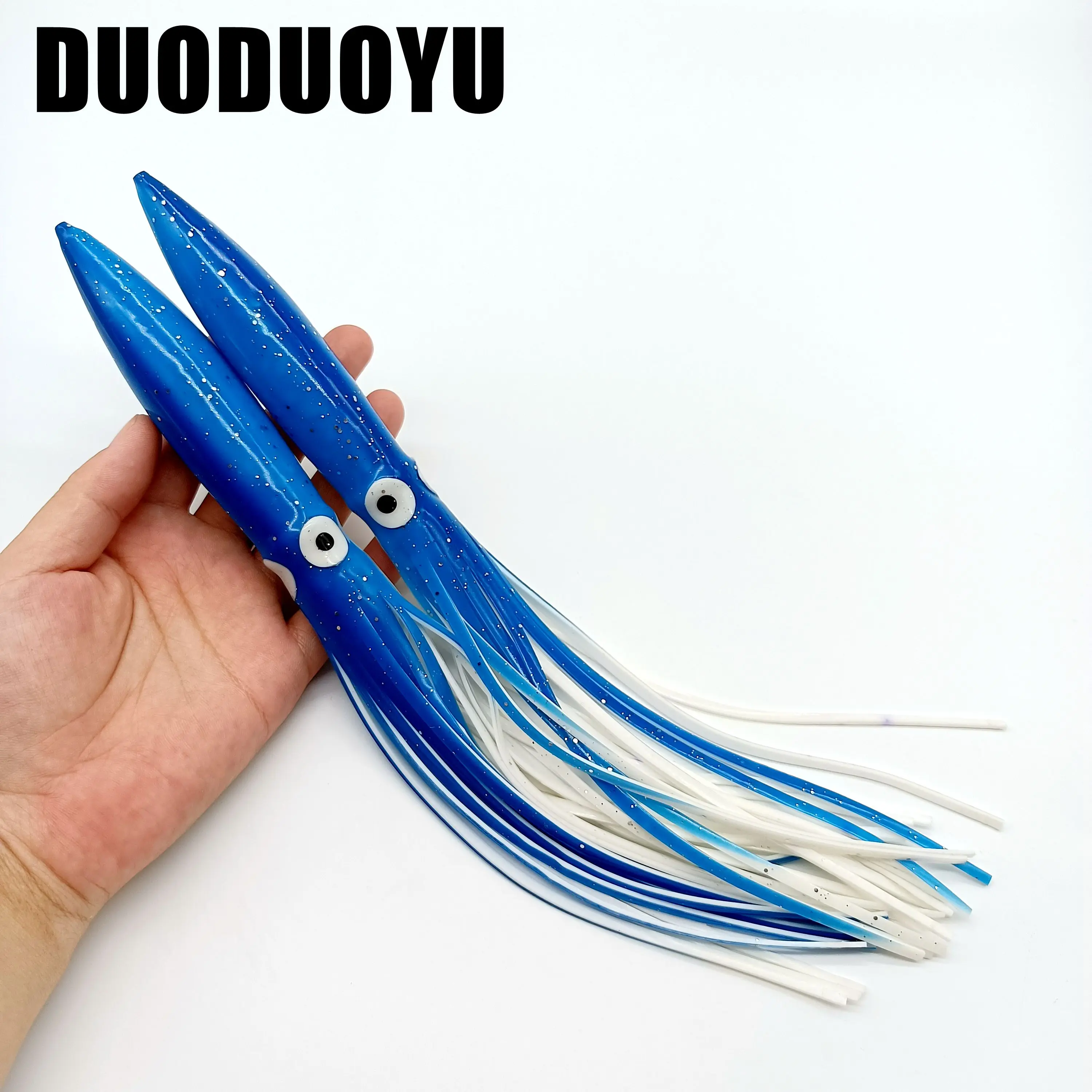 

DUODUOYU 2 шт. Большой Осьминог Мягкие рыболовные приманки 40 г/30 см Кальмар Юбки искусственная приманка тунец парусник сома приманки