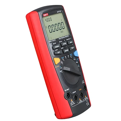 UNI-T UT71E Цифровой мультиметр Ture RMS AC DC метр Вольт Ампер Ом Емкость Temp Тестер Подсветка с USB интерфейсом