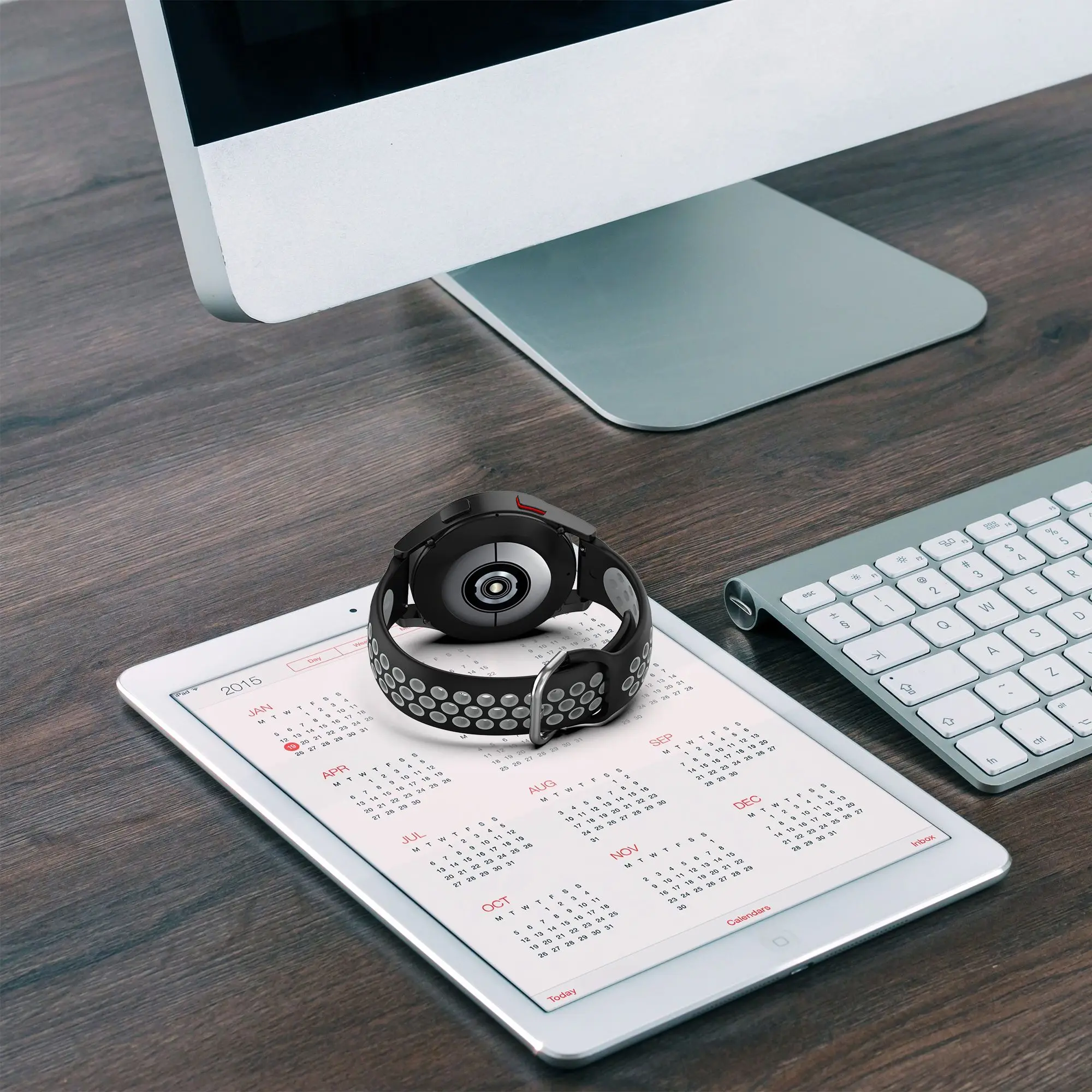Дышащий мягкий силиконовый ремешок для Samsung Galaxy Watch 4 Classic 42/46/40/44 мм - купить по