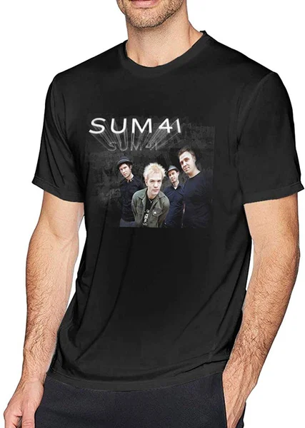 

Sum 41 Mens T Shirts Short Sleeve T-Shirts for Men,Tees Shirts Tops