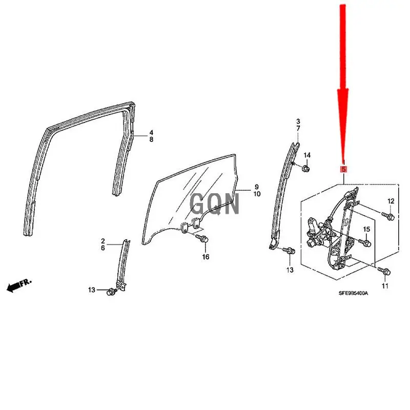 

Стеклоподъемник для задней двери 2006-Hon daO DYS SEY, электрическая кнопка для окна автомобиля, стеклоподъемник для передней двери, сборная кнопка ...