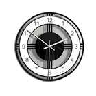 Новые Модные Простые бесшумные настенные часы в скандинавском стиле для домашнего декора, настенные часы черного и белого цвета, кварцевые современные дизайнерские часы с таймером