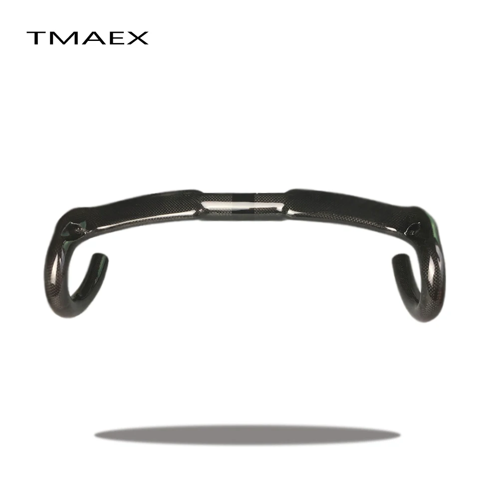 Без логотипа углеродная ручка для шоссейного велосипеда изогнутый руль