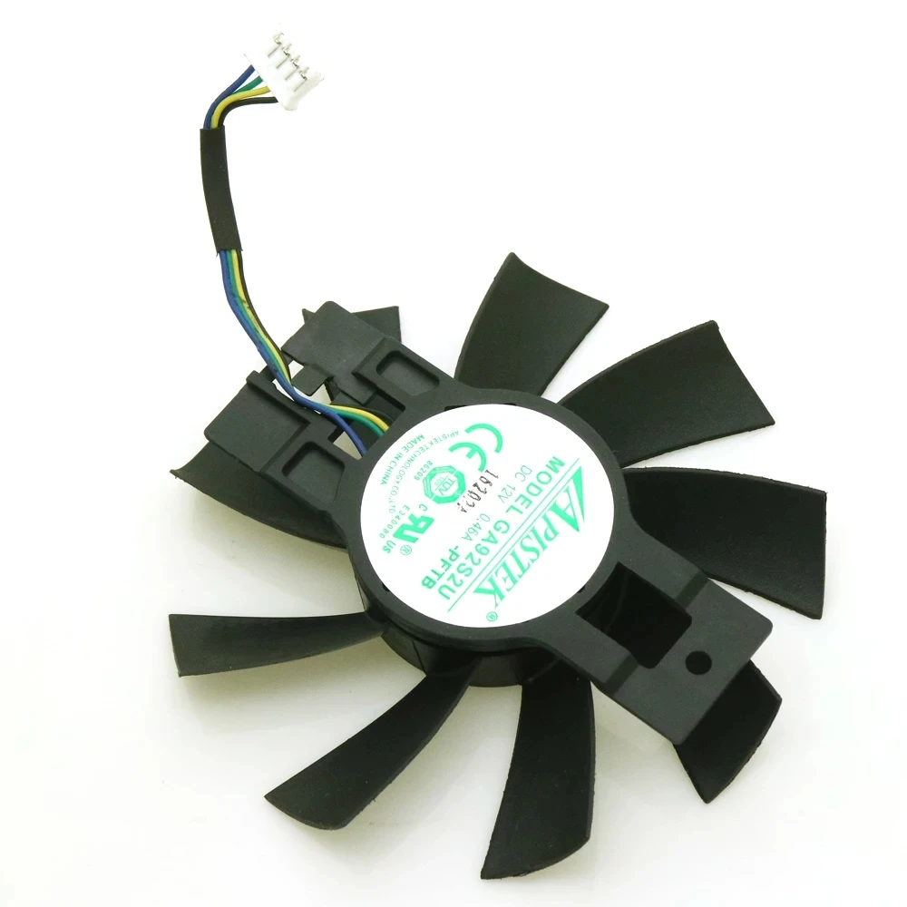 

GA92B2U,GA92S2U - PFTB 12V 0.46A 4Pin 87mm VGA Fan For Dataland RX570 X-Serial Graphics Card Cooler Cooling Fan