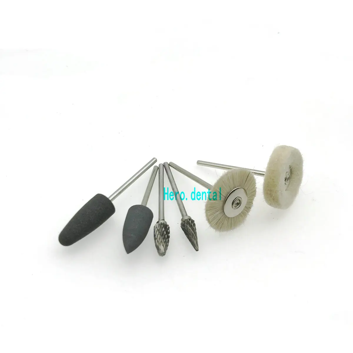 Новинка 7 шт. Стоматологическая лаборатория силиконовая резина вращающаяся