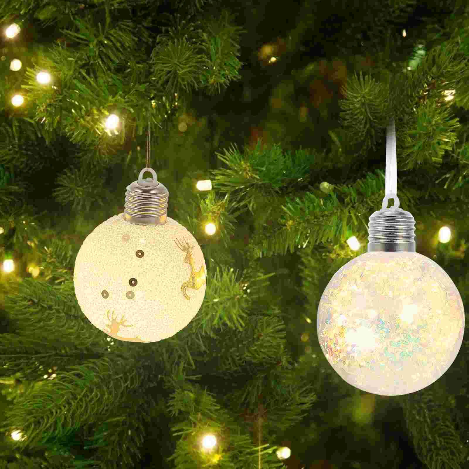 

3Pcs Christmas Tree Decors Christmas Hanging Decorative Pendants (Assorted Color)