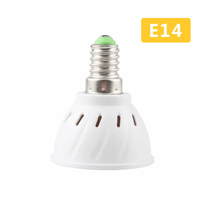 Супер яркий MR16/GU10/E27/E14 База Светодиодный Пластик колпак для лампы 110V 220V SMD2835 48/60/80