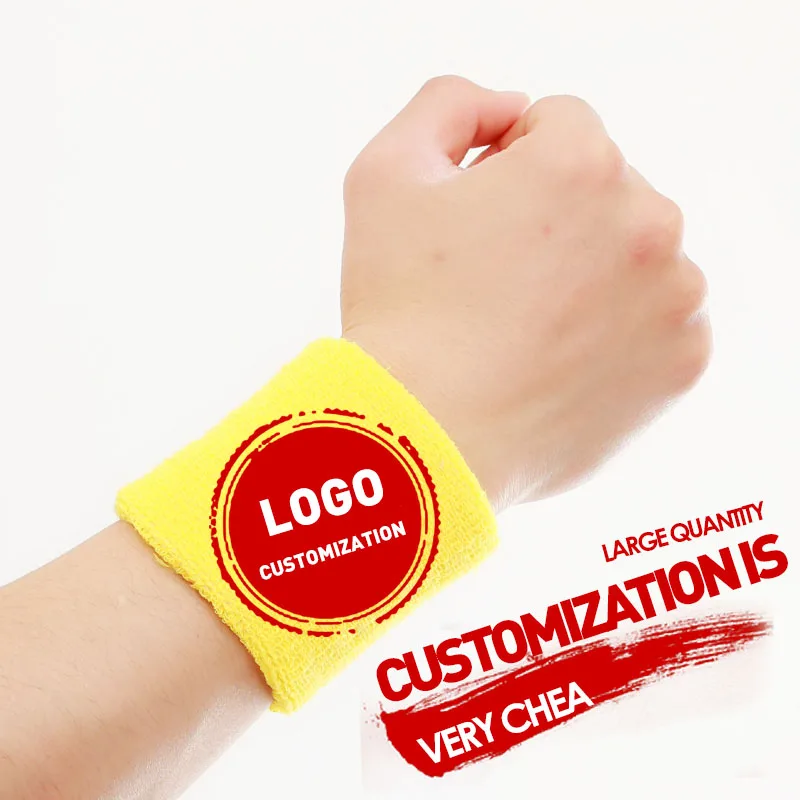 Спортивные браслеты для детей и взрослых Хлопковое полотенце впитывающие пот высокоэластичные