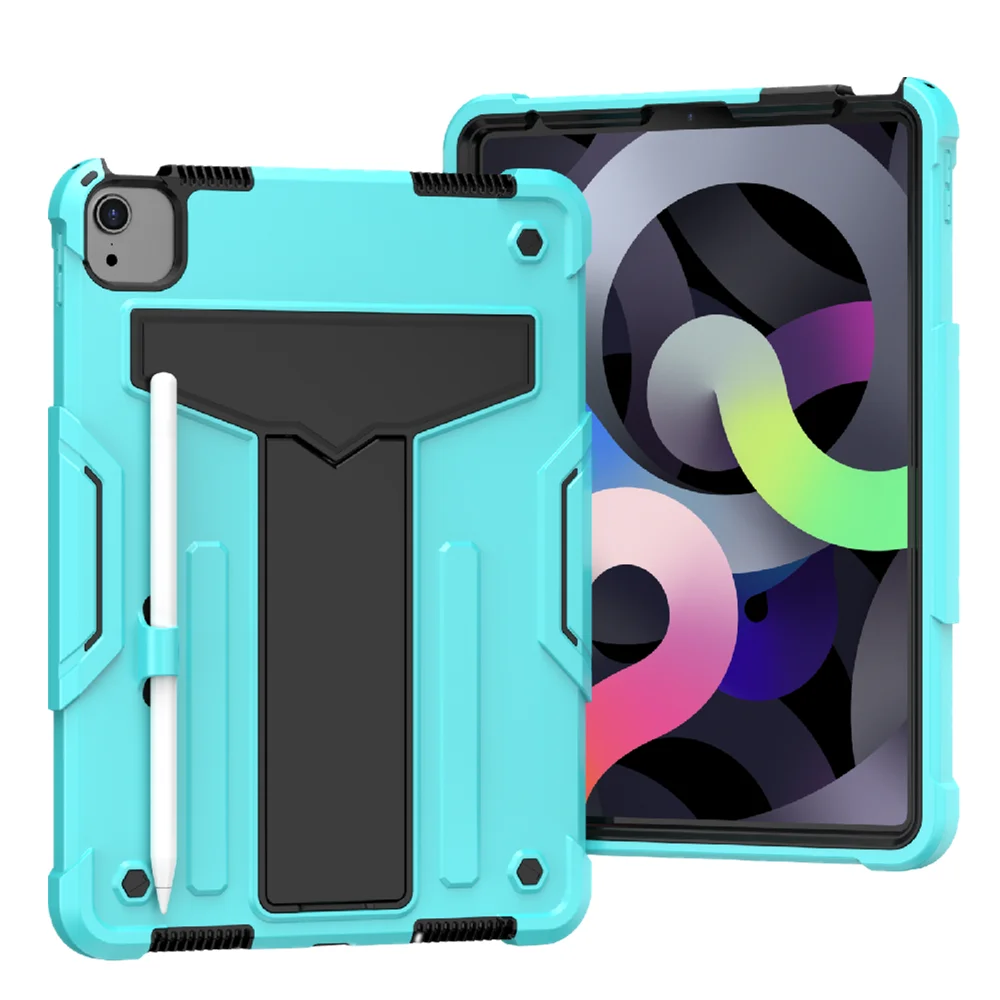 

Противоударный чехол для iPad 10,2 7-го 8-го поколения 2019 Pro 10,5 Air 3 11 дюймов 2020 сверхпрочный силиконовый пластиковый чехол-подставка для детей