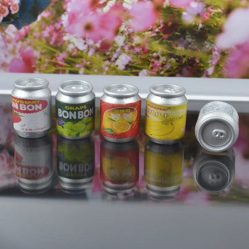 10 шт./лот миниатюрный игрушка жареные креветки чипов бутылки Напитки Кола вина