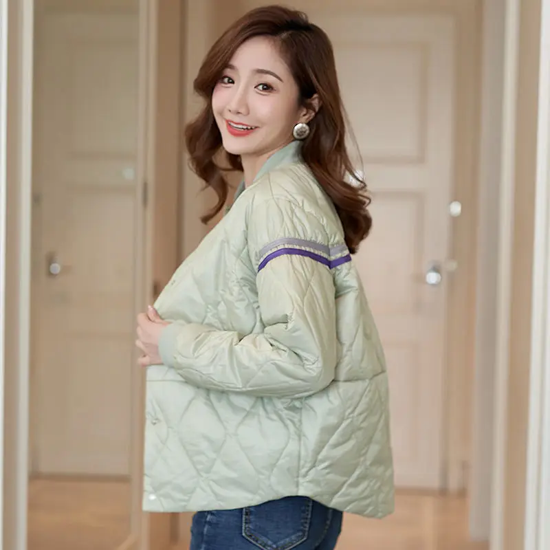 

Autumn and winter 2021 new lightweight cotton padded jacket for women