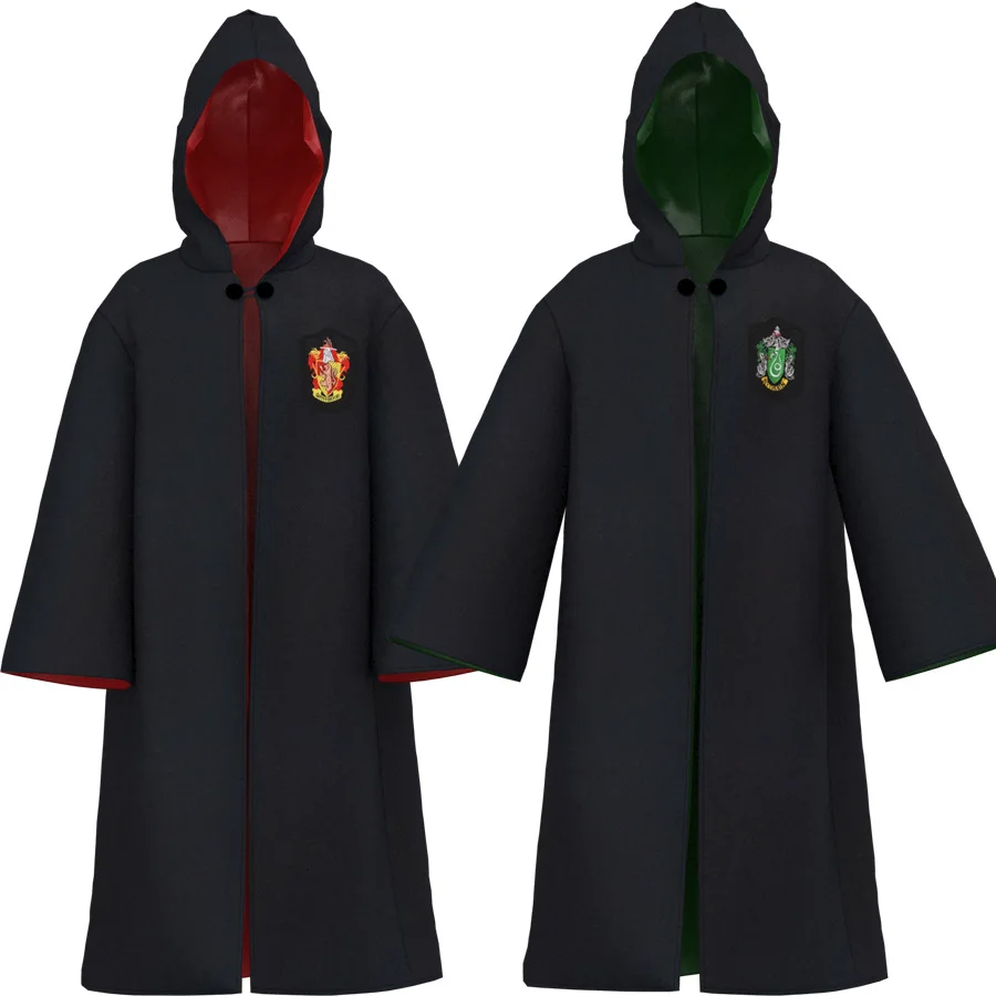 

Adult Children Halloween Costume Magic School Cosplay Robe Sweater Tie Wand Halloween Costume Accessories