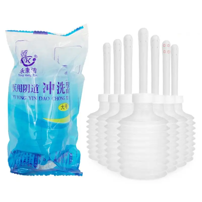 

10Pcs 200ml Disposable Bulb Douche Irrigator Enema Rectal Syringe Cleaner P31D