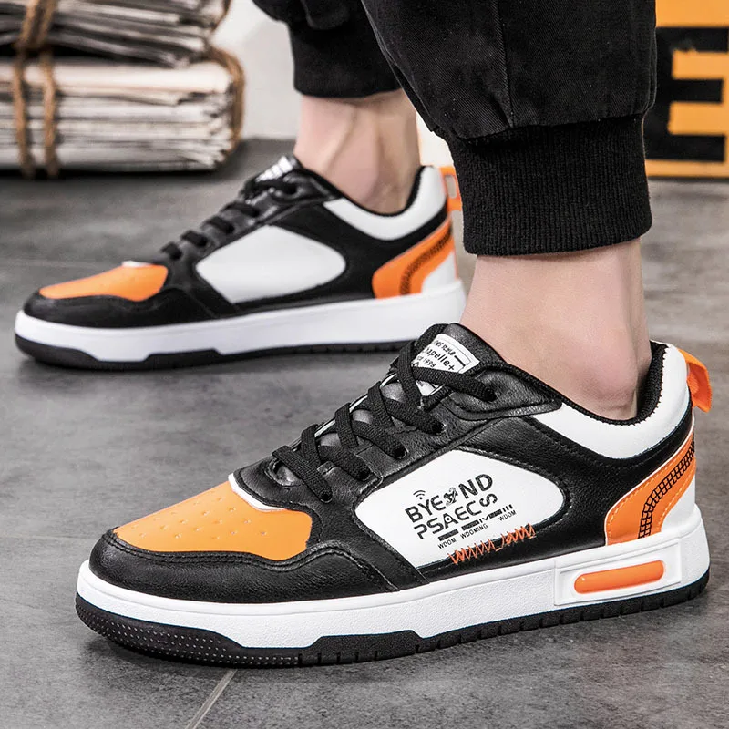 

Новая классическая Новая мужская обувь на весну и осень, низкие повседневные мужские модные низкие ботинки flyпогода, мужская повседневная о...