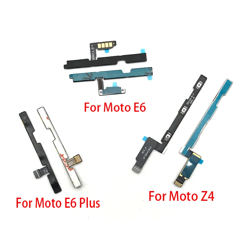 

Power Switch On/Off Button Volume Key Button Flex Cable For Motorola Moto E6 Plus Z4