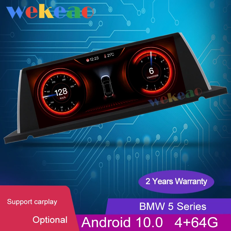 Wekeao 10 25 &quotсенсорный экран Android 0 для BMW 5 серии GT F07 автомобильный DVD мультимедийный