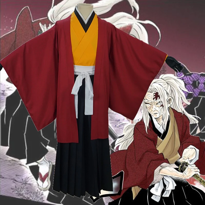 Аниме Comic Demon Slayer Kimetsu no Yaiba костюмы для косплея Keikoku Enichi костюм Tsugikuni yorichi Кимоно