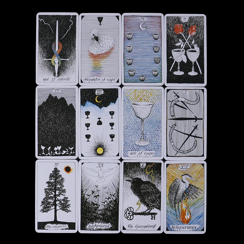 Таро карточки дикие неизвестные Райдер карты колода Для с изображением