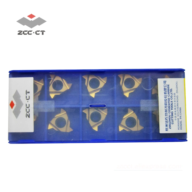 

10pcs ZCCCT turning tool thread insert LT16.01W-G60P left hand external 60 degree general pitch threading lathe tools cutter