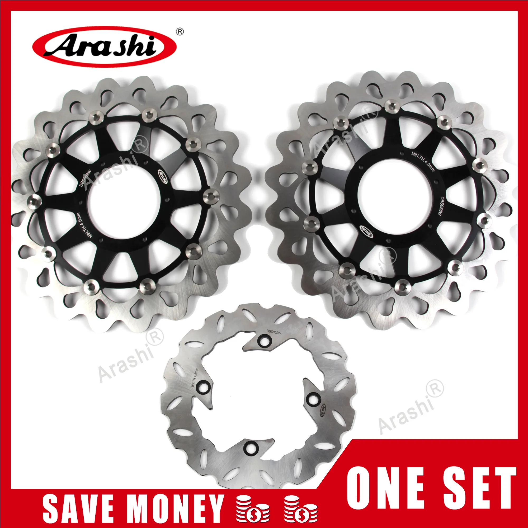 Arashi 1 комплект для HONDA CBR1000RR 2008 2009 2010 2011 2012 2013 2014 2015 CBR 1000 RR передний тормозной диск и