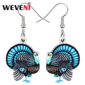 Bonsny Aretes De Pollo Amarillo Acrílico Lindos Grandes De Bonsny Aretes De Pollo Amarillo Acrílico Lindos Grandes De