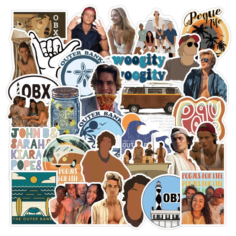 50 шт. наклейки для внешних аккумуляторов скейтборд холодильник гитара ноутбук