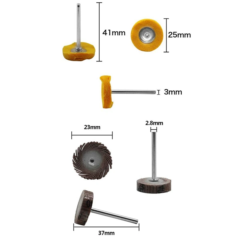 30 шт. набор шлифовальных головок для полировки роторного инструмента
