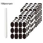 156 шт.компл. стираемая доска, Набор наклеек, Craft Kitchen Jars, органайзер, этикетки, доска, черная доска, стикер с мелом