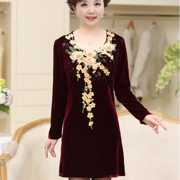 Хит 2020 зимнее элегантное платье трапециевидной формы до колена с цветочной